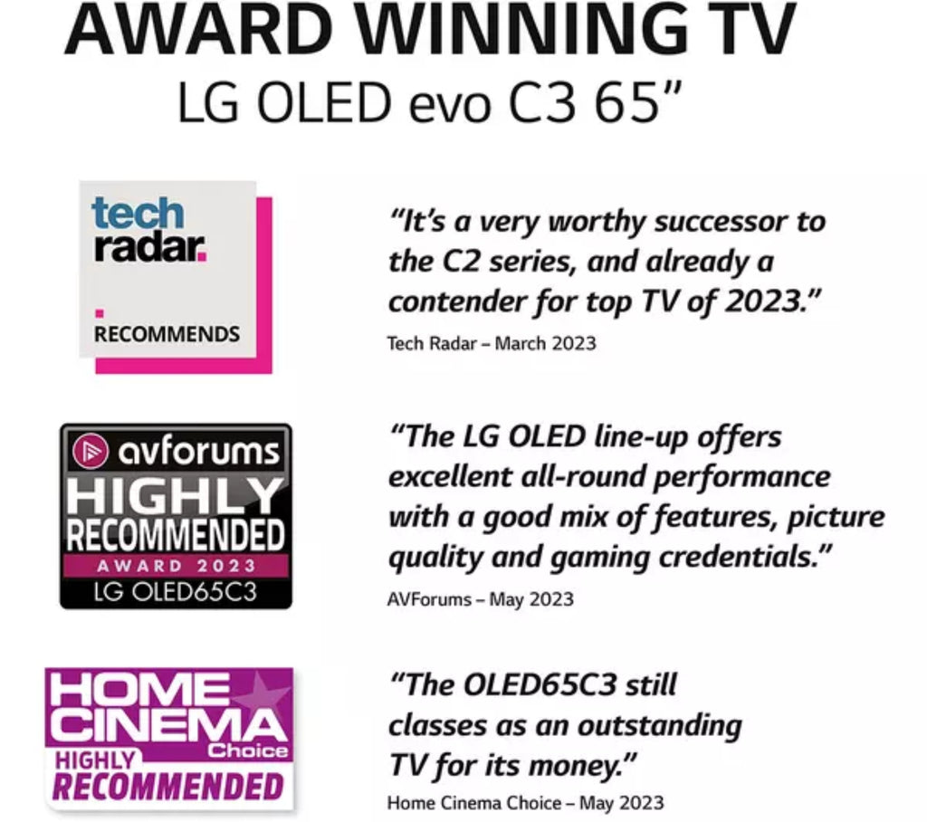 OLED TV - LG OLED Evo C34 OLED Smart TV