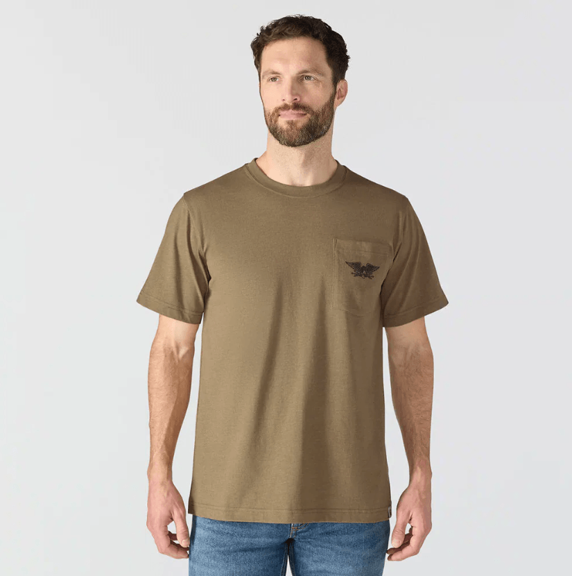 Carhartt Irvine Relaxed Hardwork Eagle T-Shirt - Night Fatigue Heather
