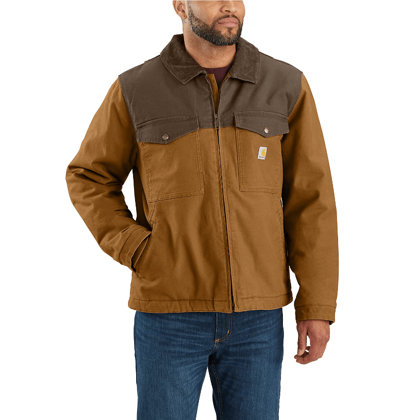Carhartt Montana Rugged Flex™ Relaxed Fit Duck Insulated Jacket - Brown