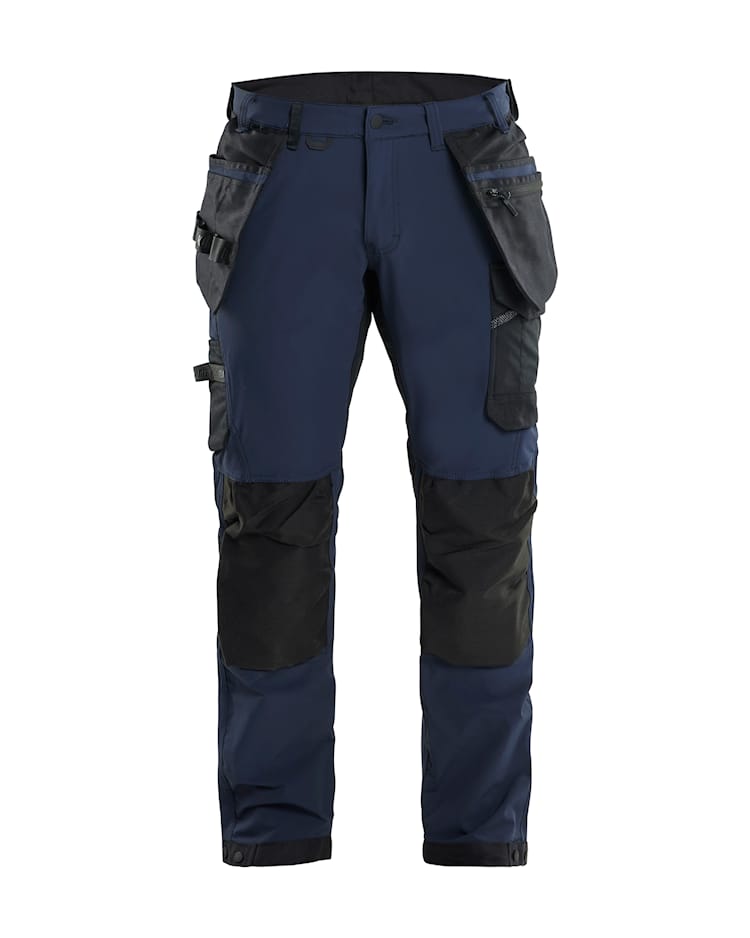Blaklader Craftsman 4-Way Stretch Trousers - Dark Navy/Black