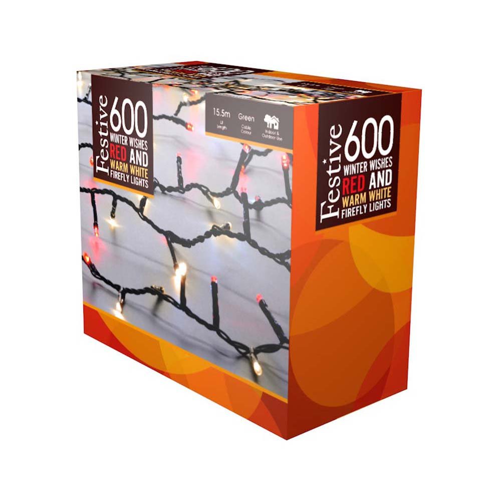 600 FireFly Christmas Lights/Winter Wishes