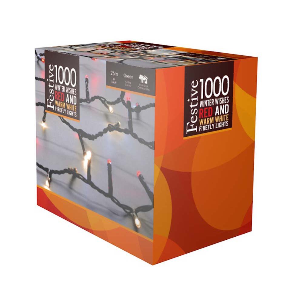 1000 FireFly Christmas Lights/Winter Wishes