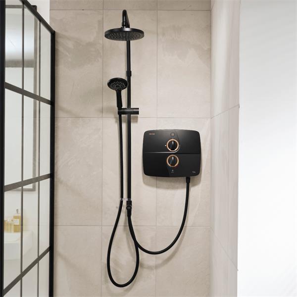 Triton T90SR DuElec Shower - Black