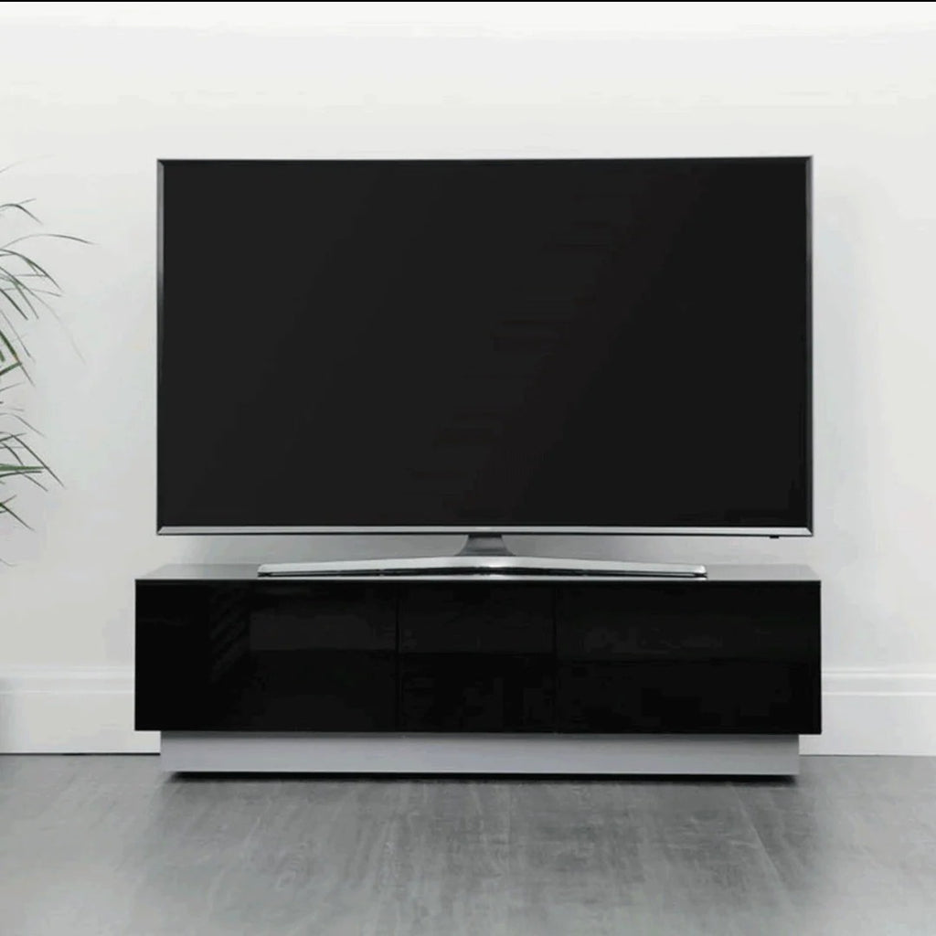Alphason Element Modular 85cm Black Cabinet TV Stand