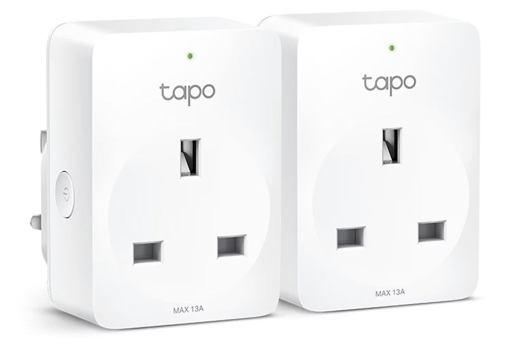 TP-Link Tapo Mini Smart Plug Energy Monitoring- 2-Pack