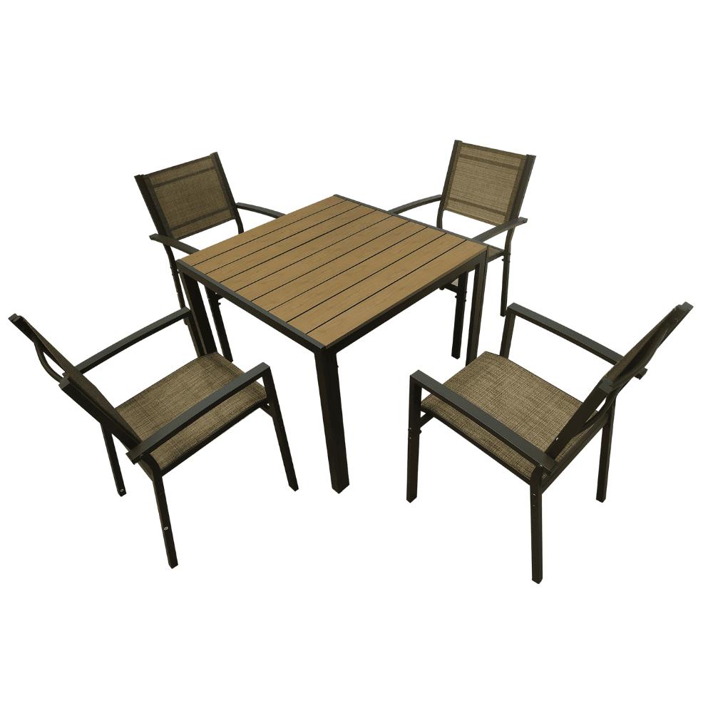 The Garden Collection Messina 4 Seater Dining Set