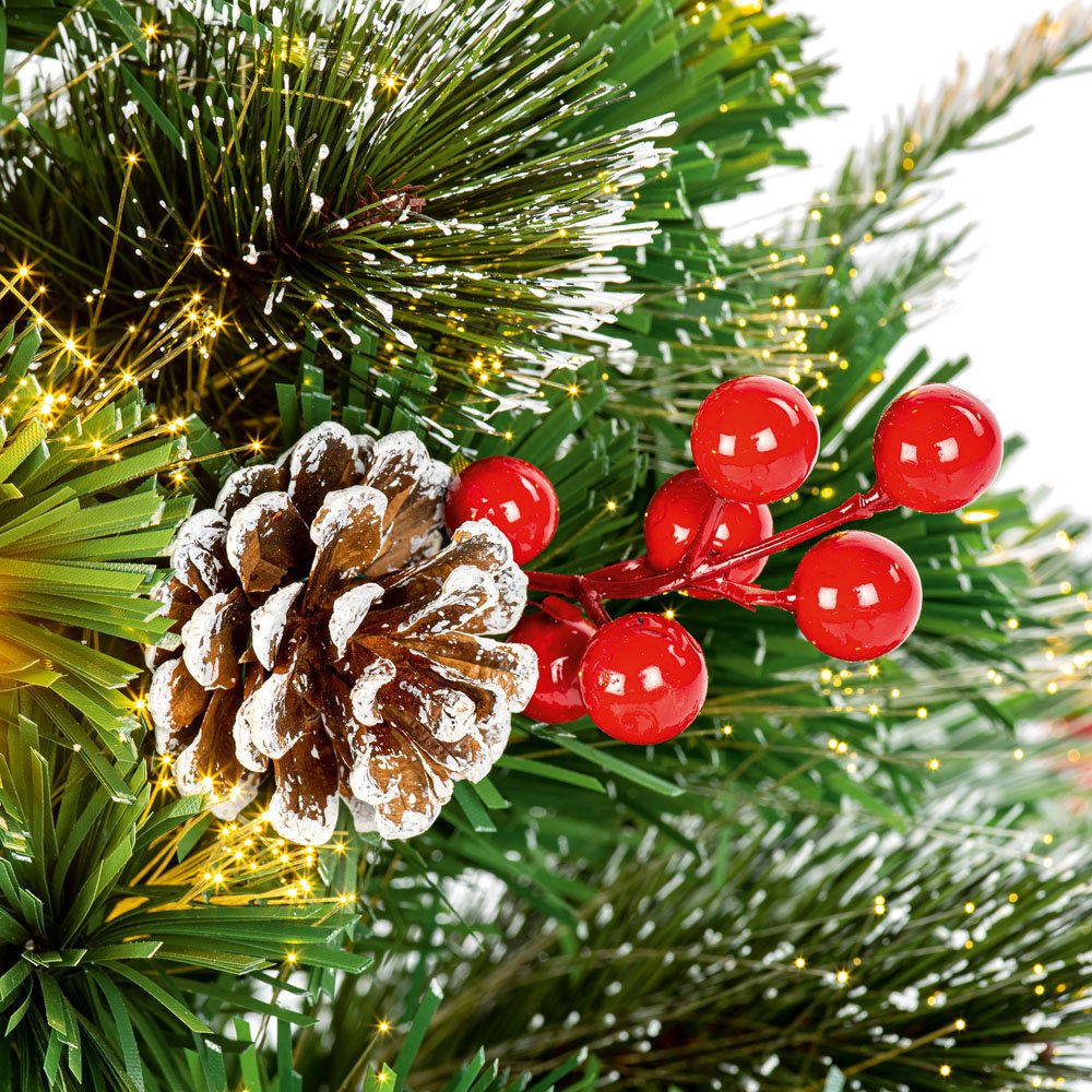 New Jersey Fibre Optic Christmas Tree - 80cm