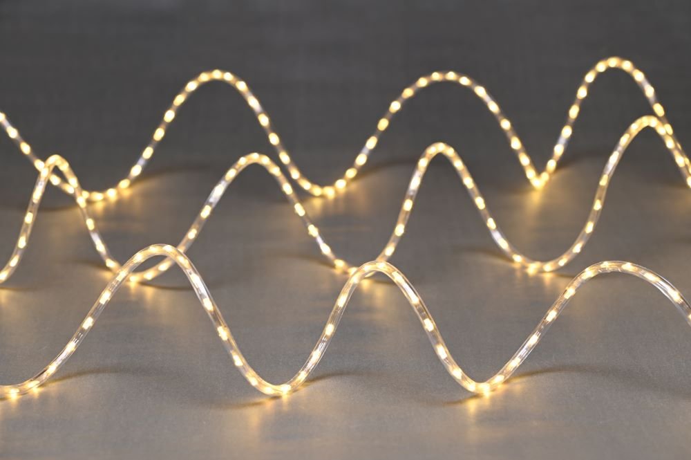 189 Compact LED Tube Christmas Lights - White