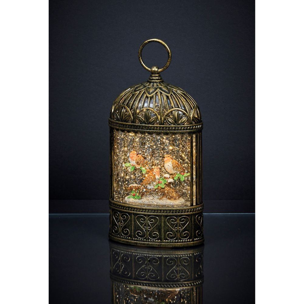 Robin Water Spinner Battery-Operated - Warm White