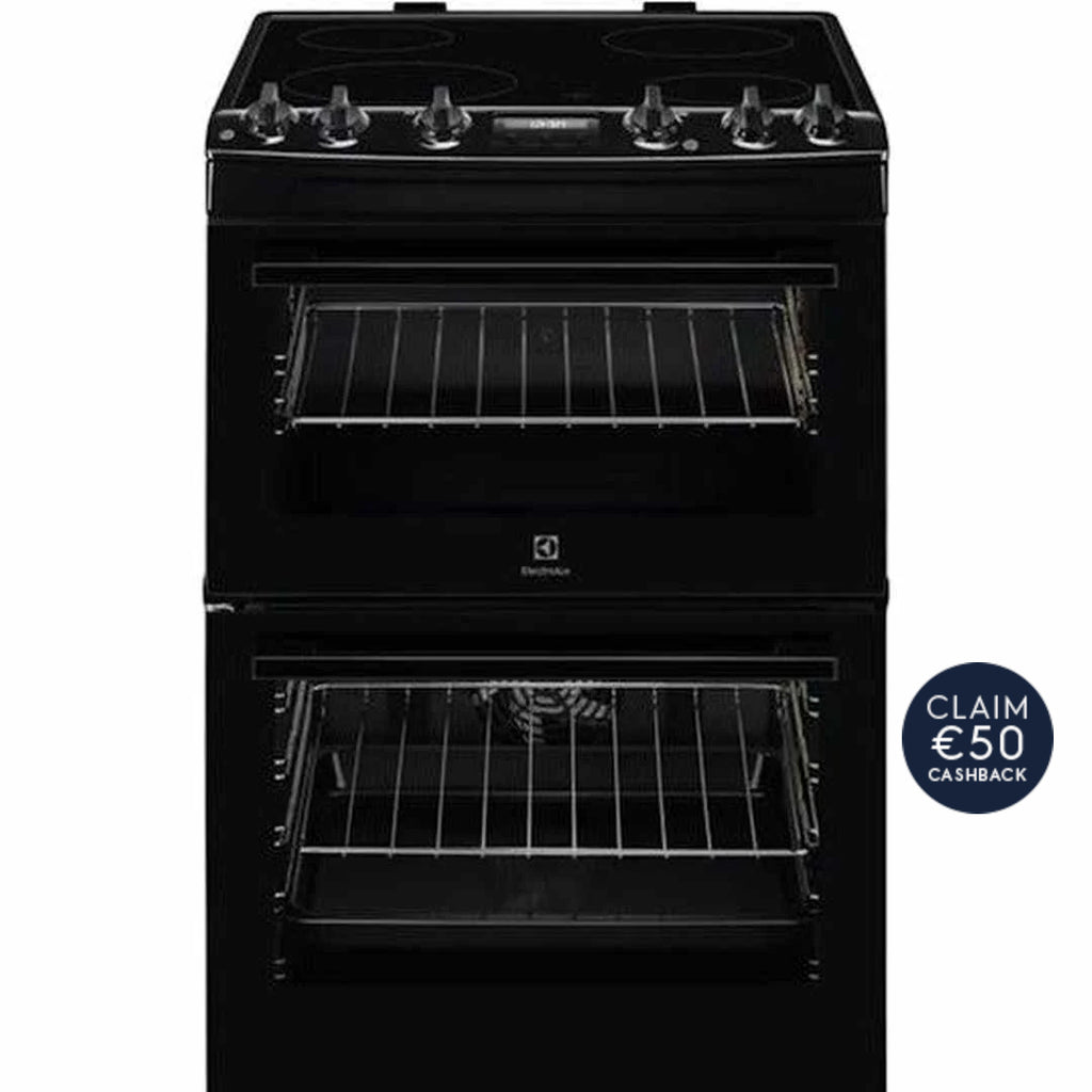 Electrolux 60cm Double Oven Electric Cooker | LKR655200K