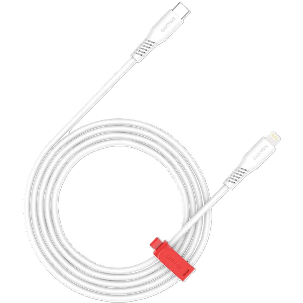Canyon USB-C to Lightning Cable 1.2 Metre | CLN30SC - White