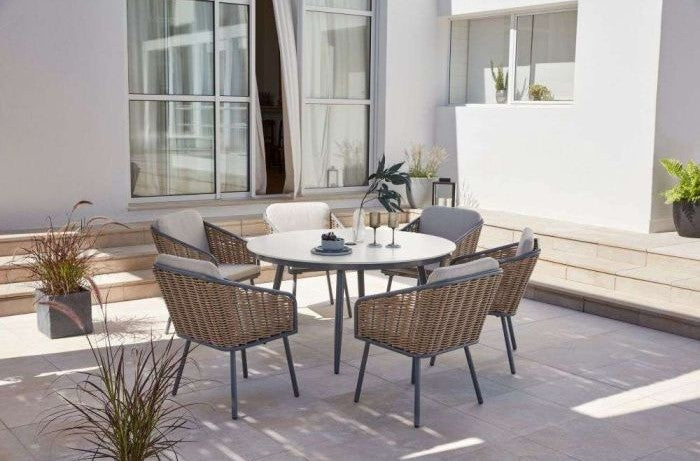 The Garden Collection Caldera 6-Seater Dining Set