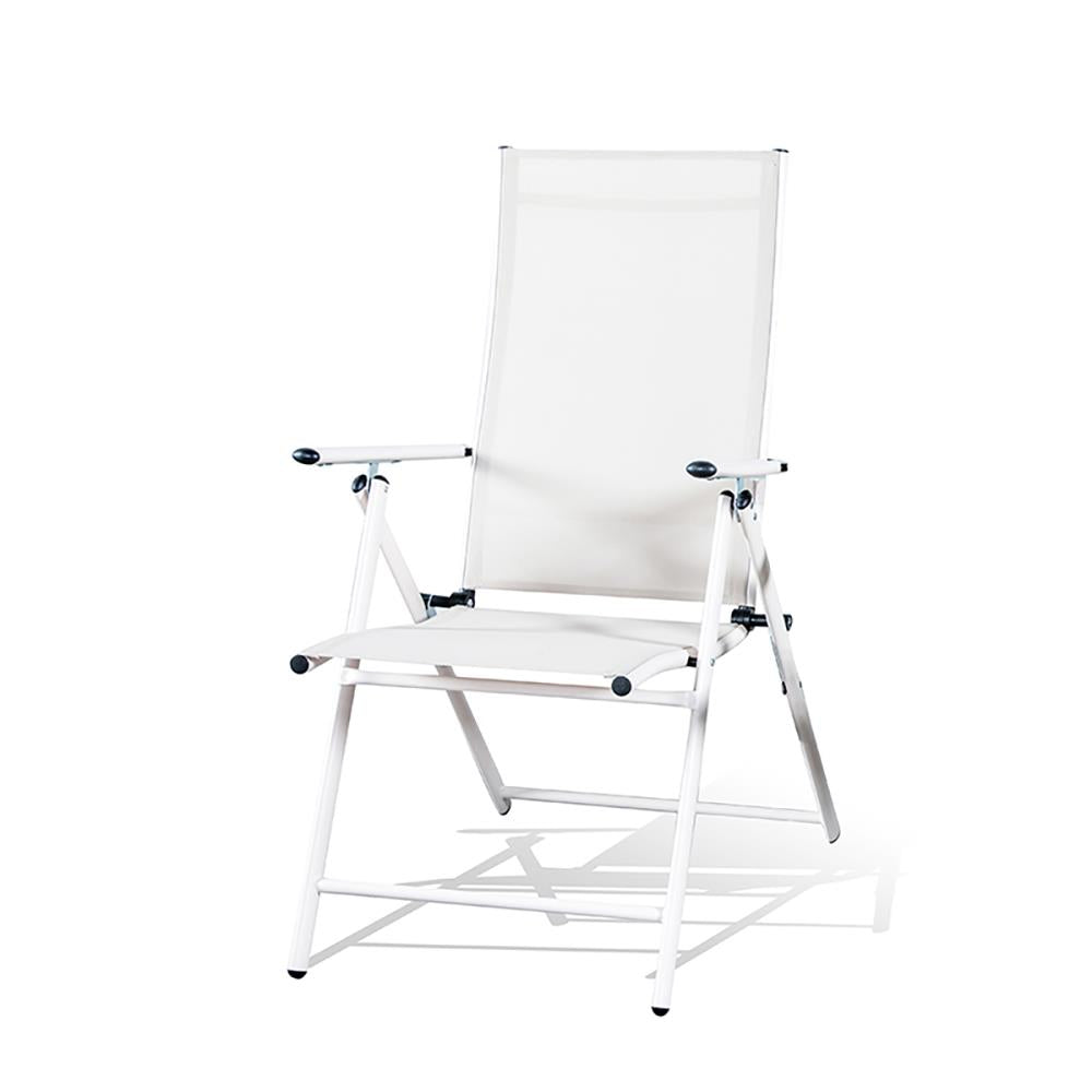The Garden Collection Textilene Multi Position Chair - Terracotta