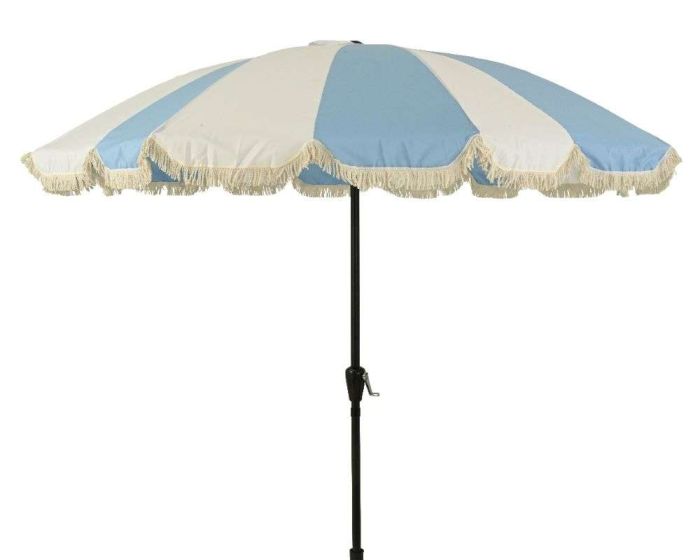The Garden Collection Parasol Polyester 250cm with Fringe