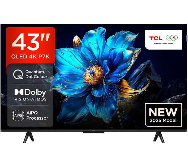 TCL P7K 43" QLED 4K UHD Smart TV | 43P7K