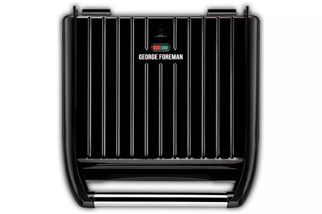 George Foreman Steel Large Grill - Black | 25052