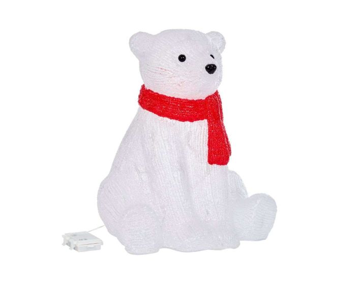 The Christmas Collection Acrylic Ice Polar Bear 44cm