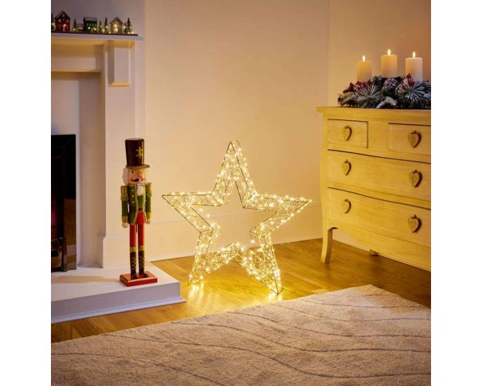 The Christmas Collection 50cm Star with 240 Warm White LED