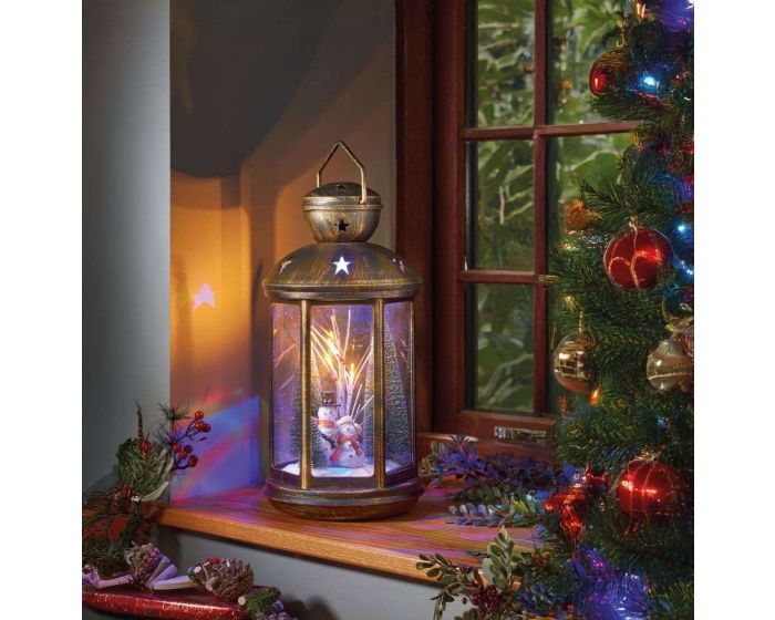 The Christmas Collection Snowfall Lantern