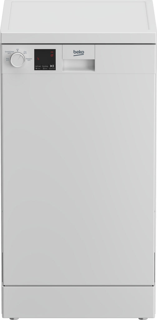 BEKO DVS04X20W WHITE SLIMLINE DISHWASHER