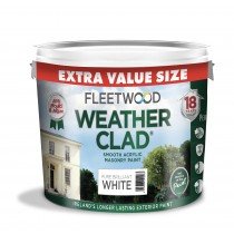 Fleetwood Exterior Paint - White Weatherclad Smooth Masonry Paint | Ronayne