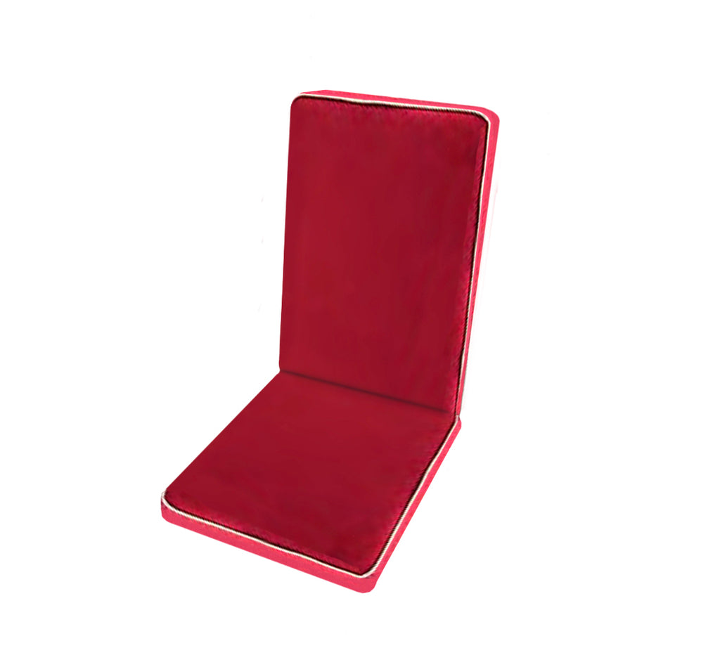 Garden Collection 5 Position Seat Cushion Red