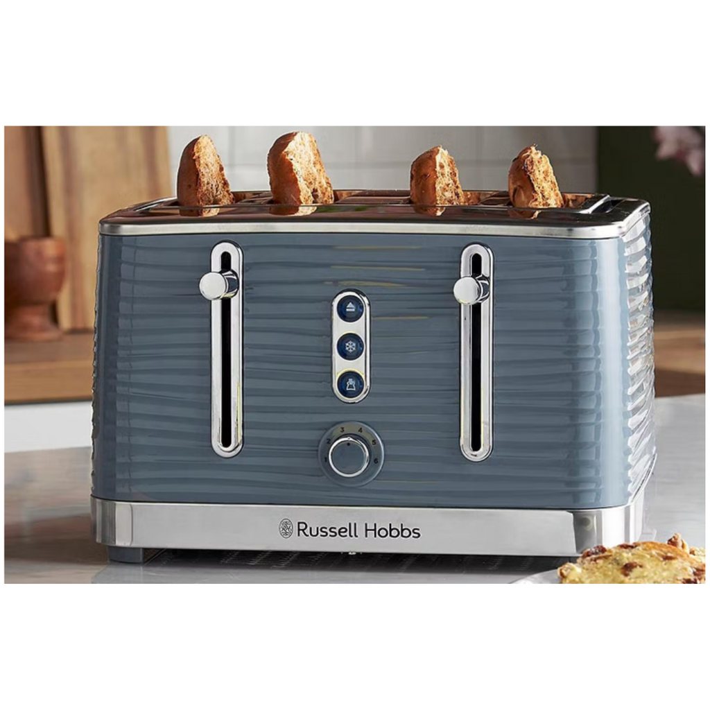 Russell Hobbs Inspire Slice Toaster Grey – Ronayne Hire Hardware