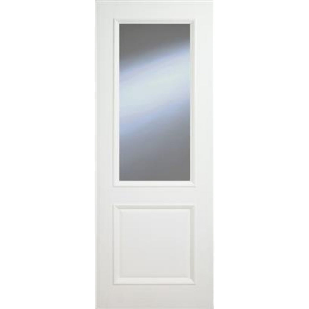 Monroe Primed 2 Panel Bolection Clear Glazed Door 80X32