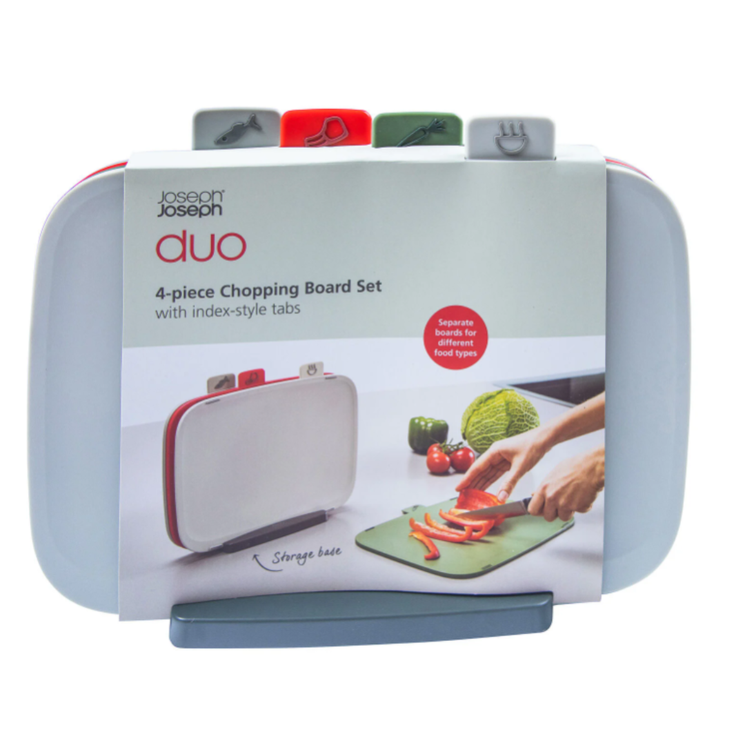Joseph Joseph Duo 4 Piece Chopping Board Set Ronayne Hire & Hardware